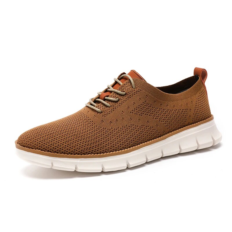 Stride Walk Men's Comfortable Casual Shoes (Brown)