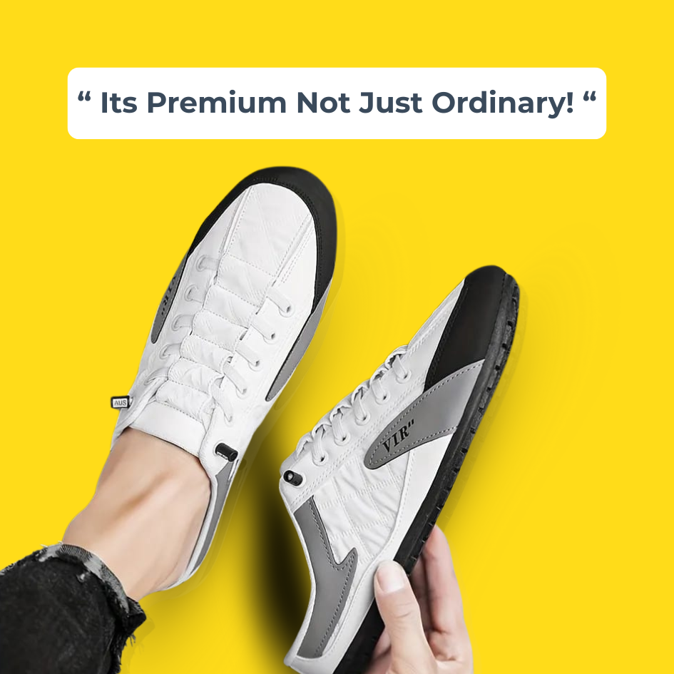 🔥 Super Special Men's Half Casual Shoes (White Color)