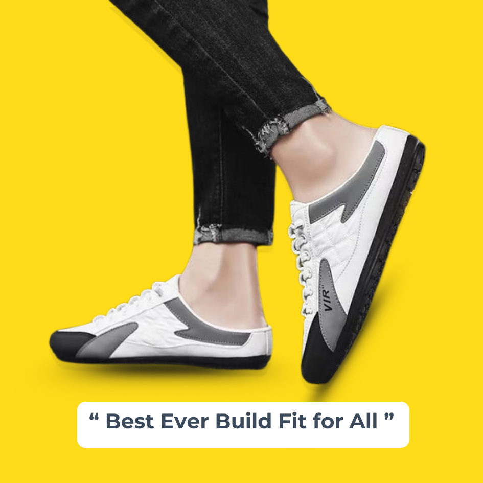 🔥 Super Special Men's Half Casual Shoes (White Color)