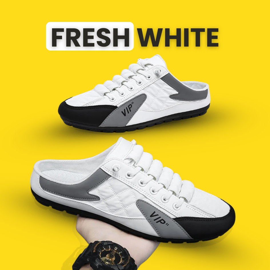 🔥 Super Special Men's Half Casual Shoes (White Color)