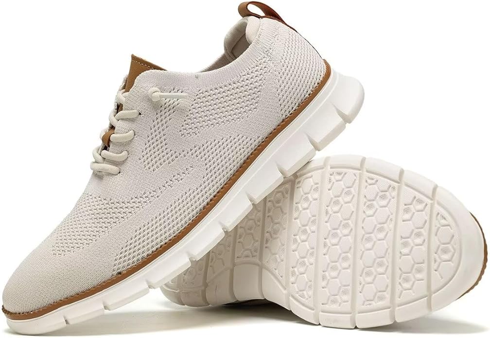 Stride Walk Men's Comfortable Casual Shoes (Tan)