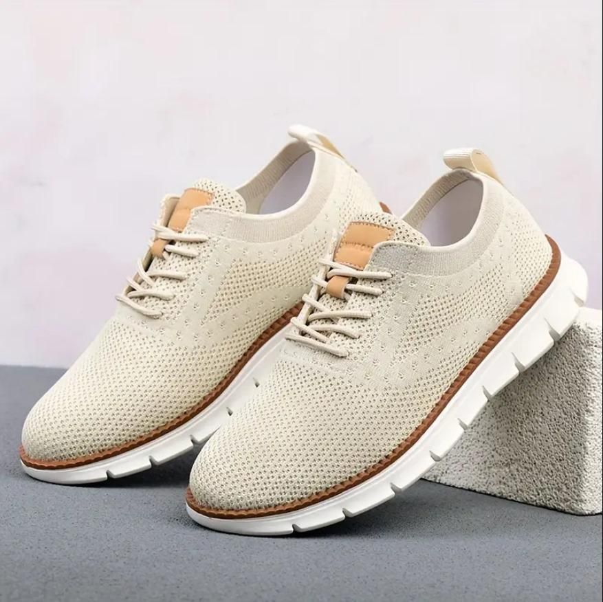 Stride Walk Men's Comfortable Casual Shoes (Tan)