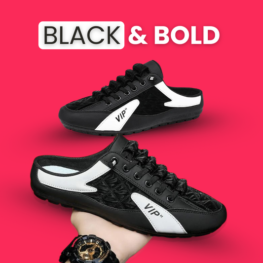 🔥 Super Special Men's Half Casual Shoes (Black Color)