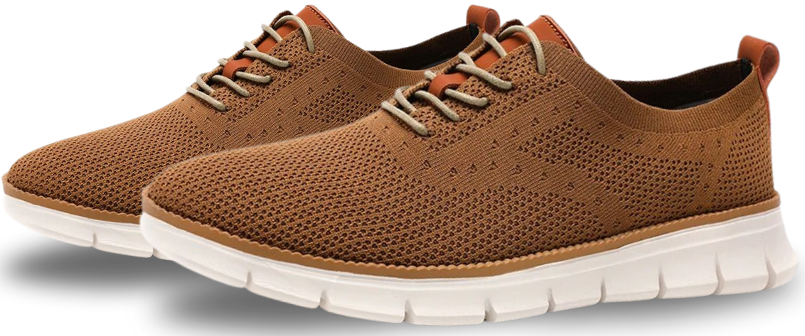 Stride Walk Men's Comfortable Casual Shoes (Brown)
