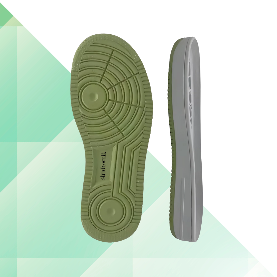 Stridewalk AirLite™ Comfort Loafers for Men, Canvas Moccasin Slip-On Shoes (Olive Green)